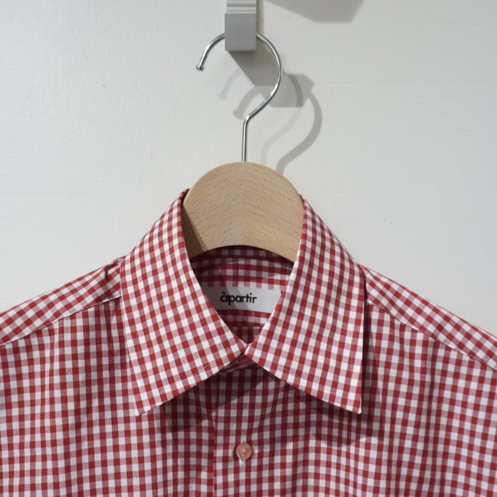 DSC00268 apartir Order shirt “The red gingham”