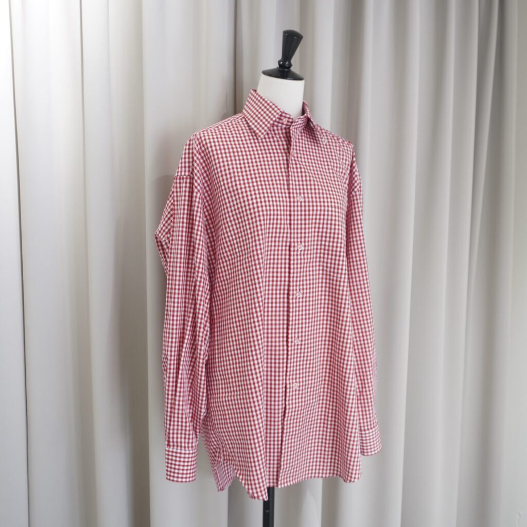 DSC00285 apartir Order shirt “The red gingham”