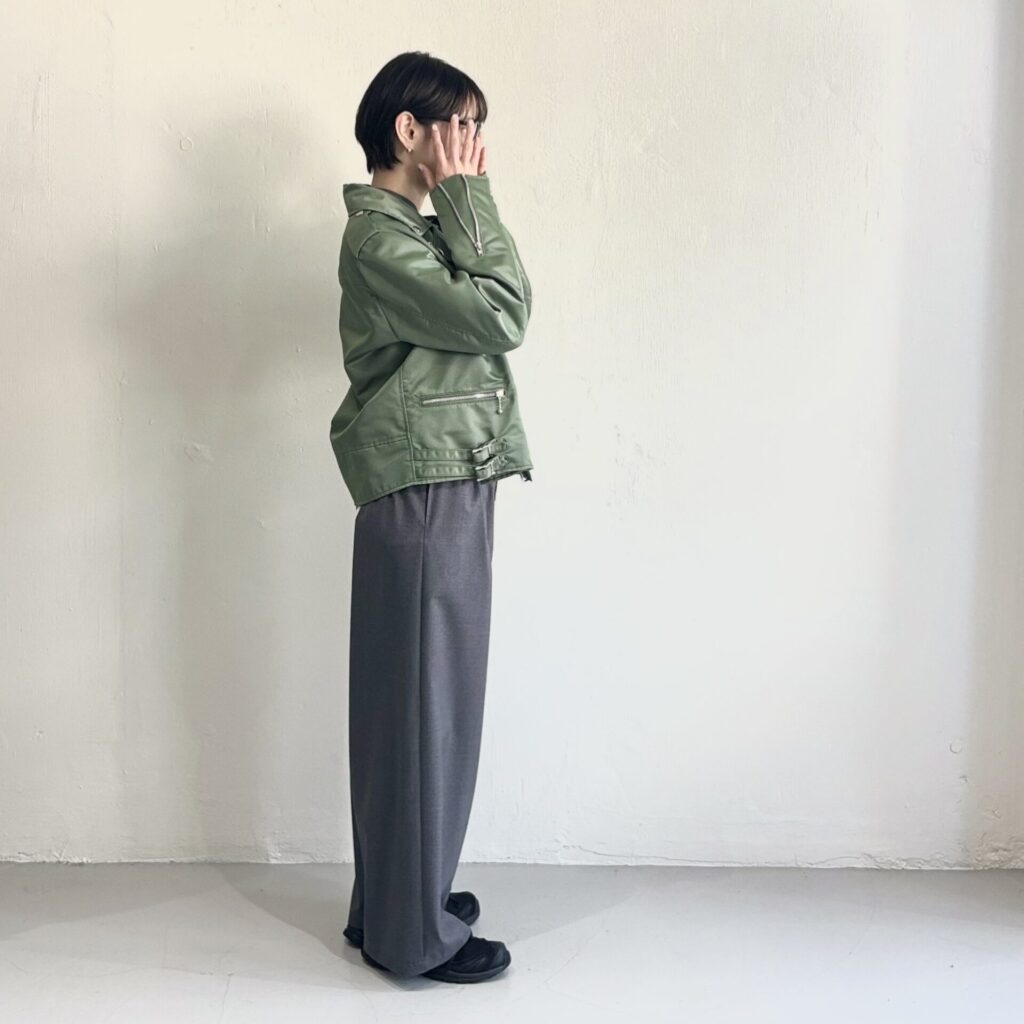 IMG_4685 【Scye|サイ レディース】軽やかに纏う、春のモード。ナイロンコットンのライダースで叶える洗練スタイル