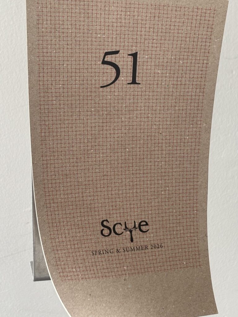 IMG_5231 Scye 2026S/S 展示会へ