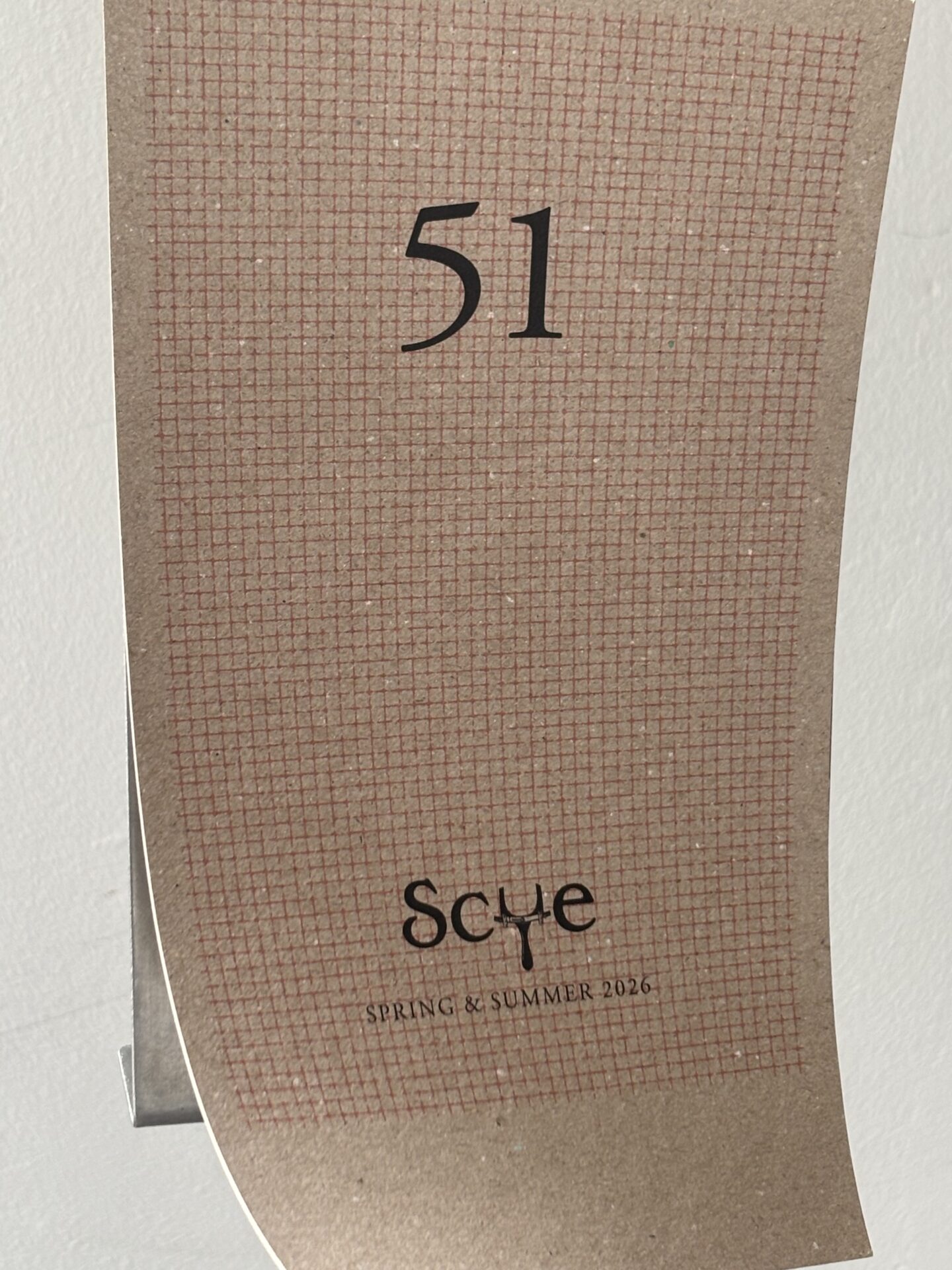Scye 2026S/S 展示会へ